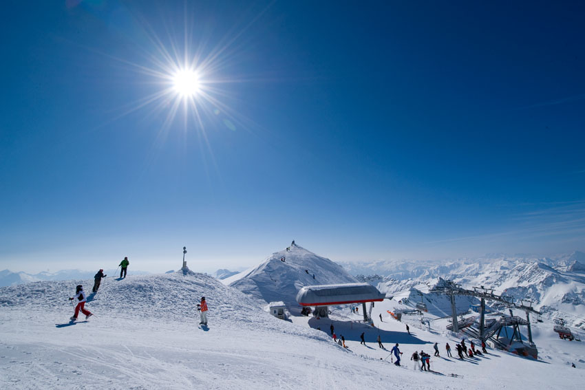 Skigebiet Mölltaler Gletscher, Skifahren am Mölli